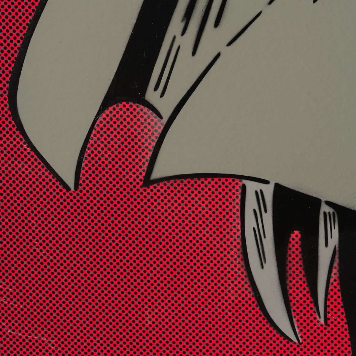 Between The Capes Red Rip Billboard Grey