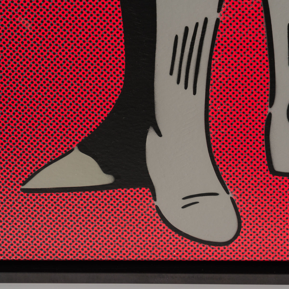 Between The Capes Red Rip Billboard Grey