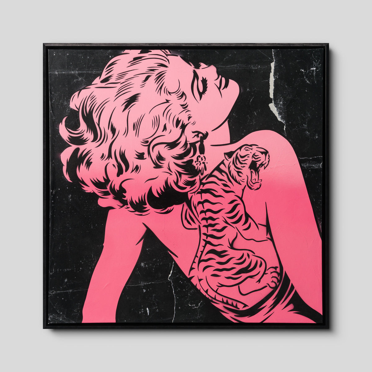 Tiger Tattoo Black Billboard Pink 2016