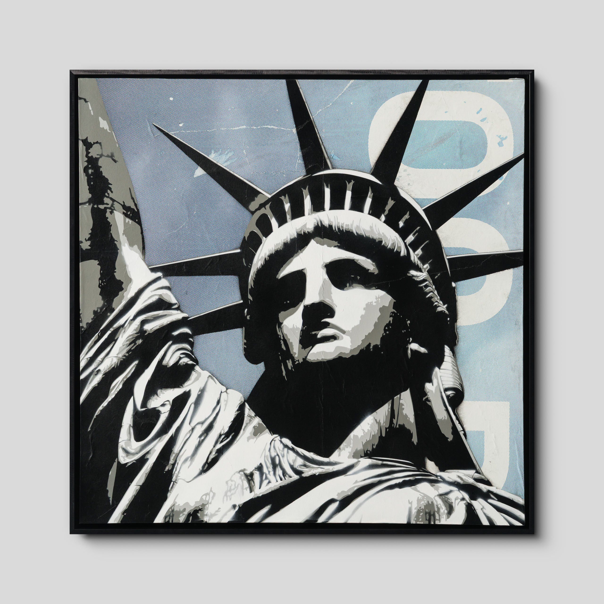 Statue Of Liberty Blue Billboard 2015