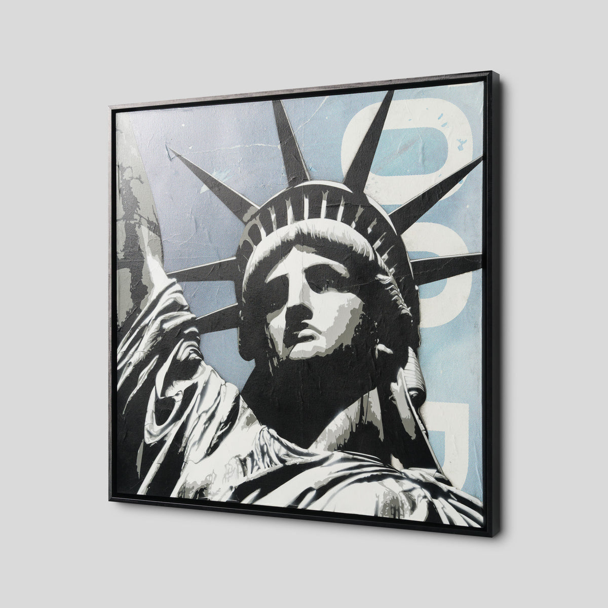Statue Of Liberty Blue Billboard 2015