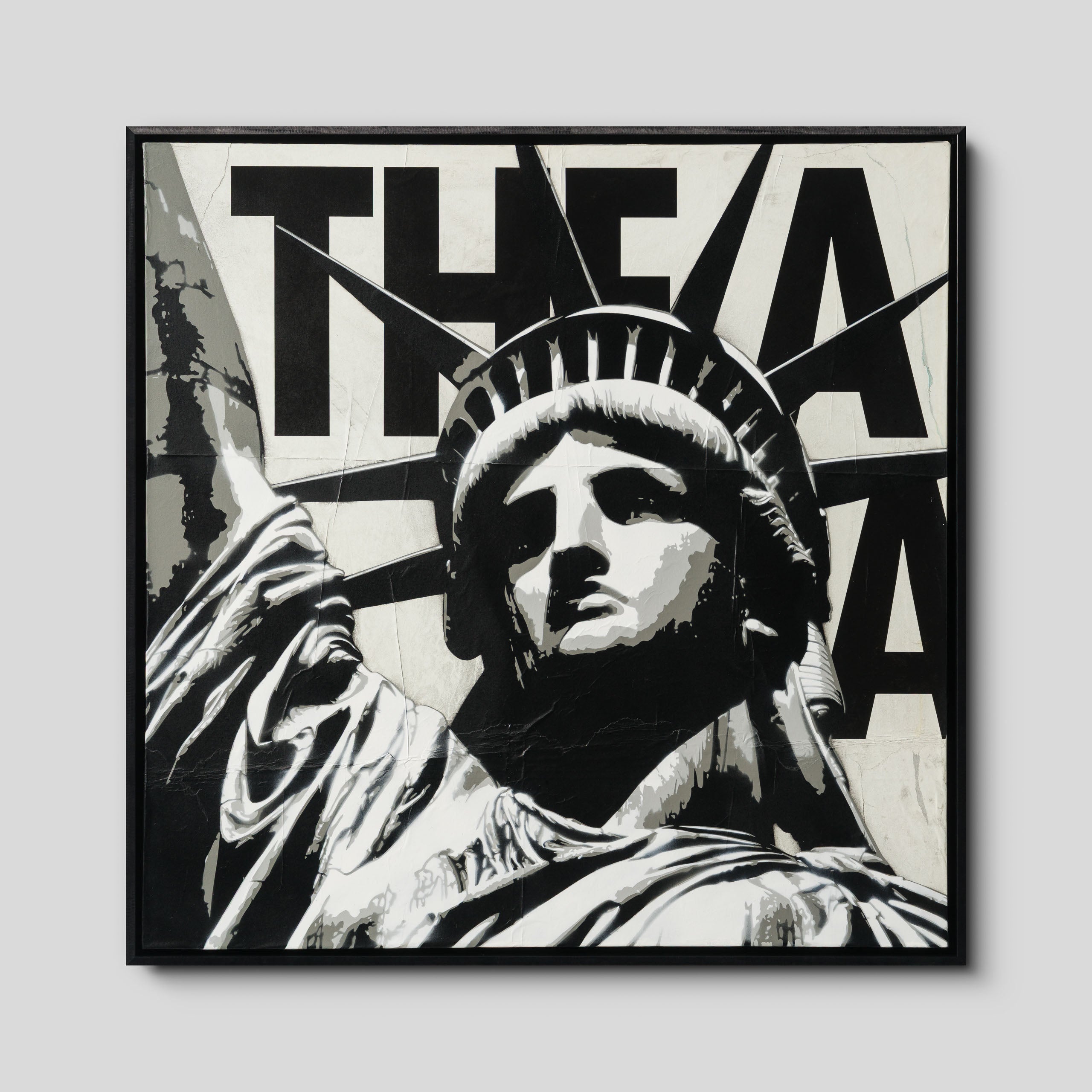Statue Of Liberty White Billboard 2015