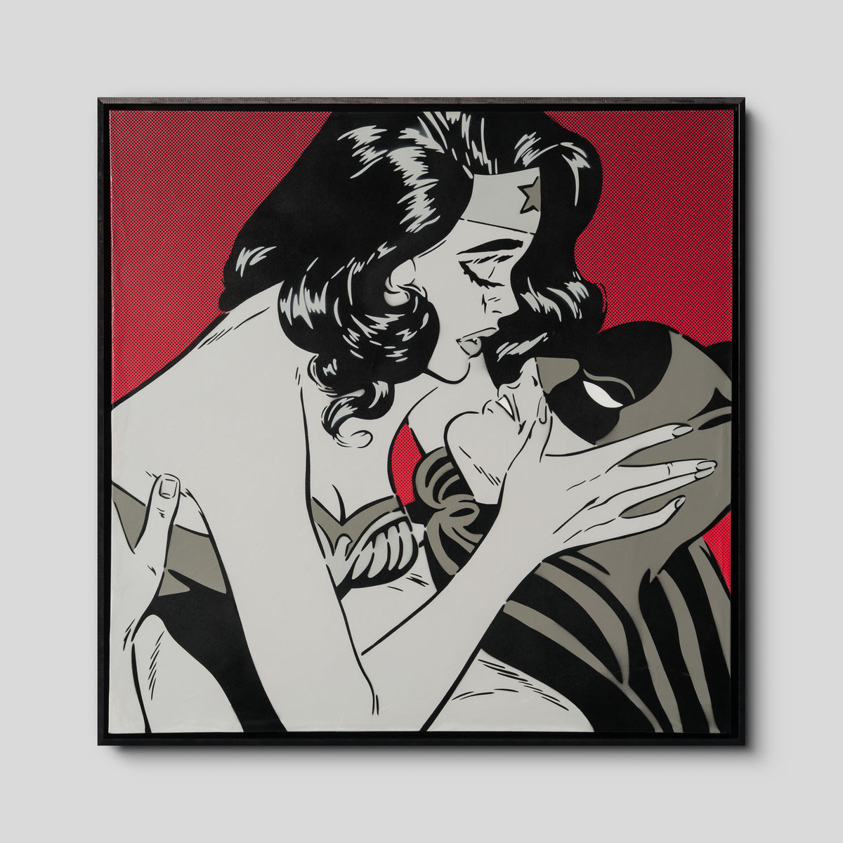 Oh Bruce! Red Billboard Monochromatic 2014