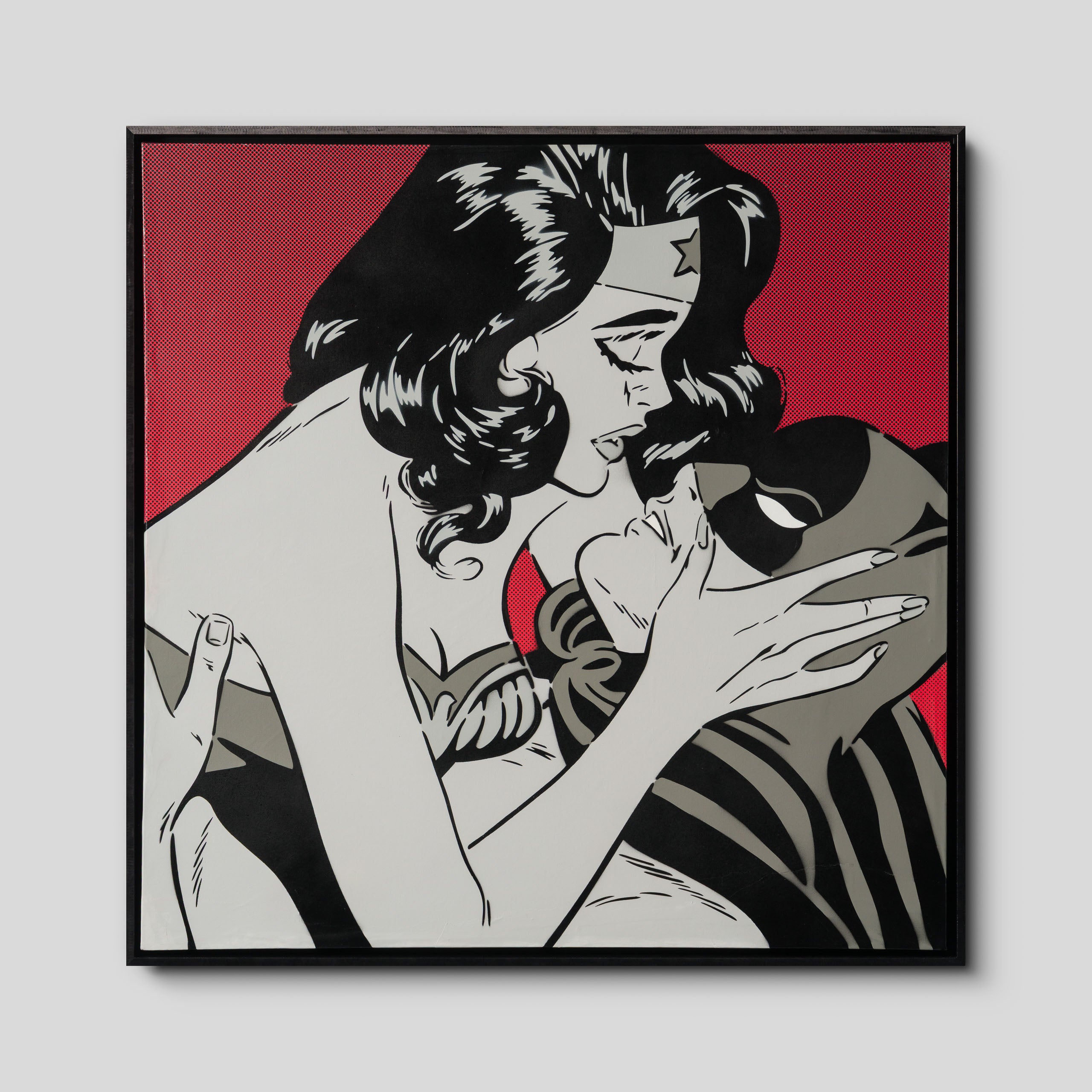 Oh Bruce! Red Billboard Monochromatic 2014