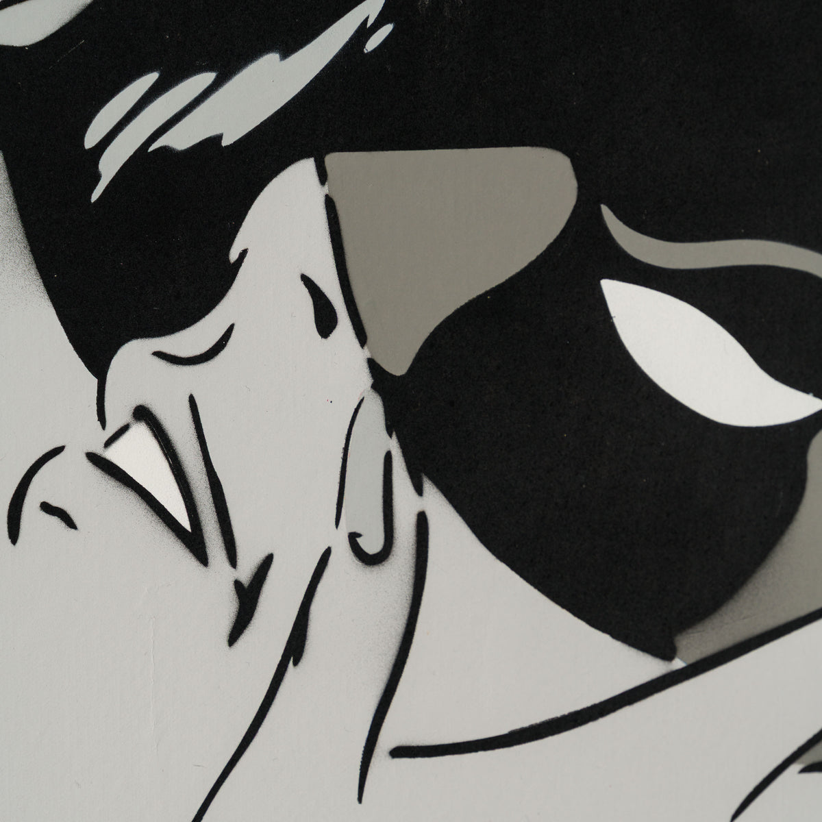 Oh Bruce! Red Billboard Monochromatic 2014
