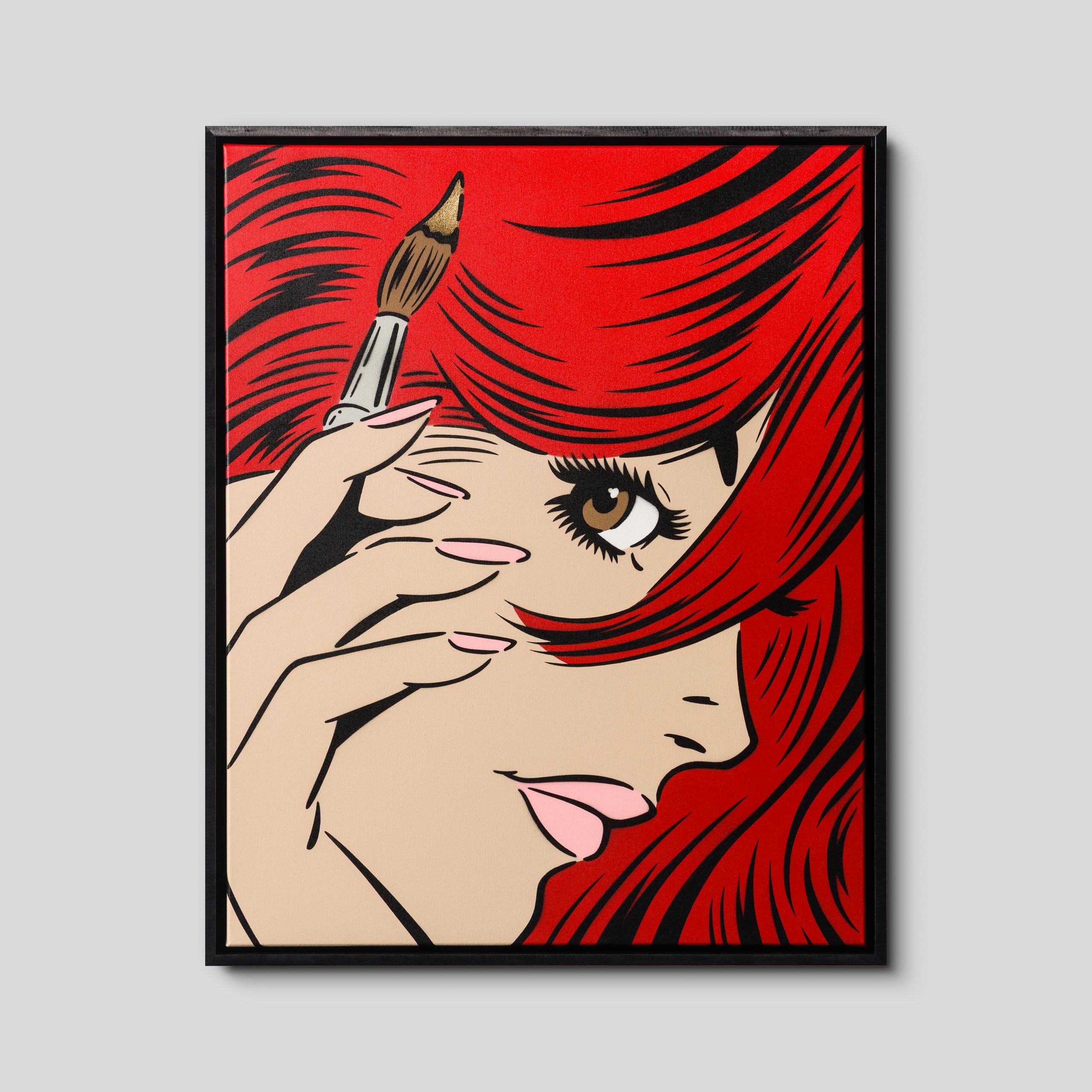 A Moment of Reflection - Red Hair