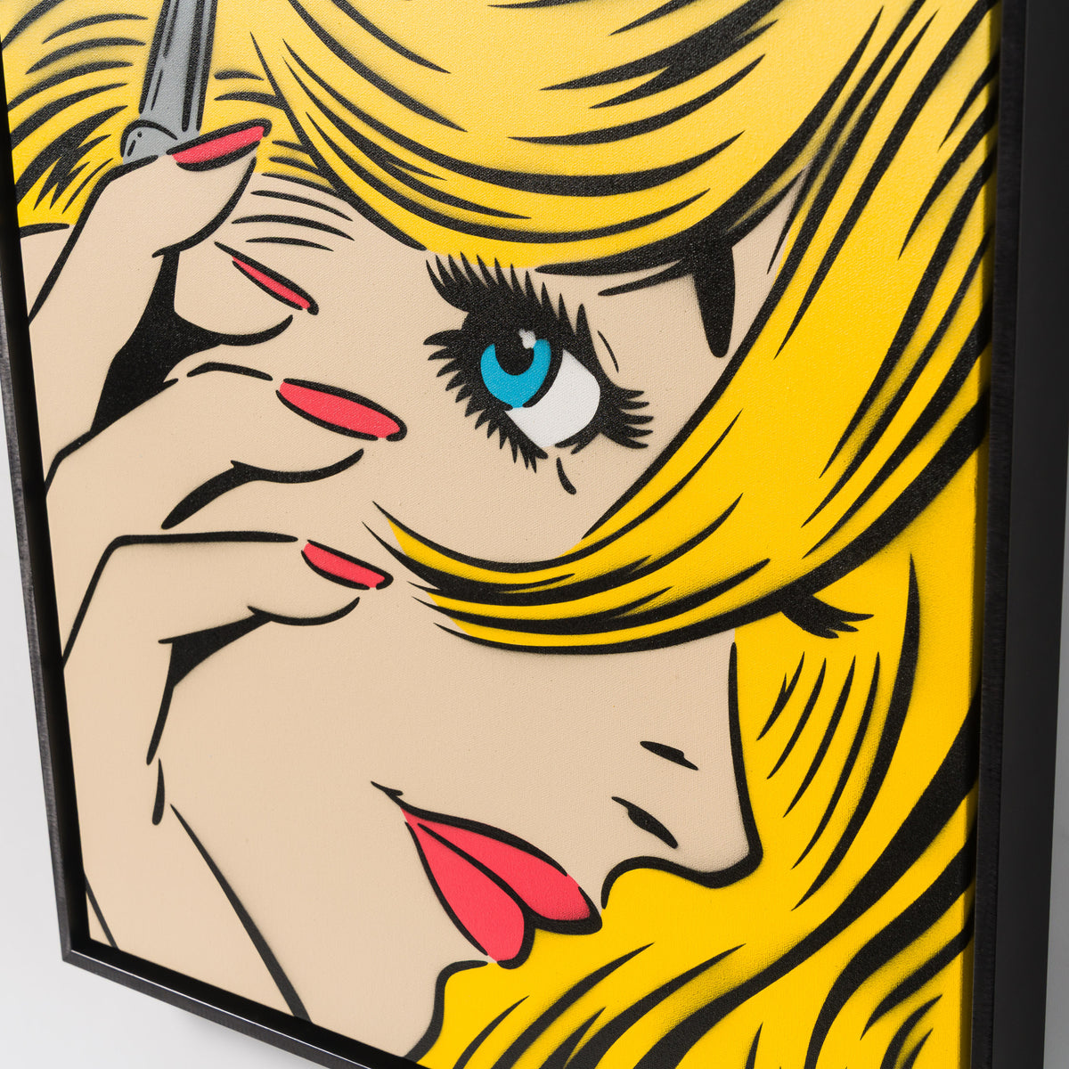 A Moment of Reflection - Blonde Hair