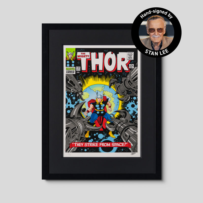 The Mighty Thor #131 - They Strike From Space! | Giclée on Paper  | Hand-signed by Stan Lee