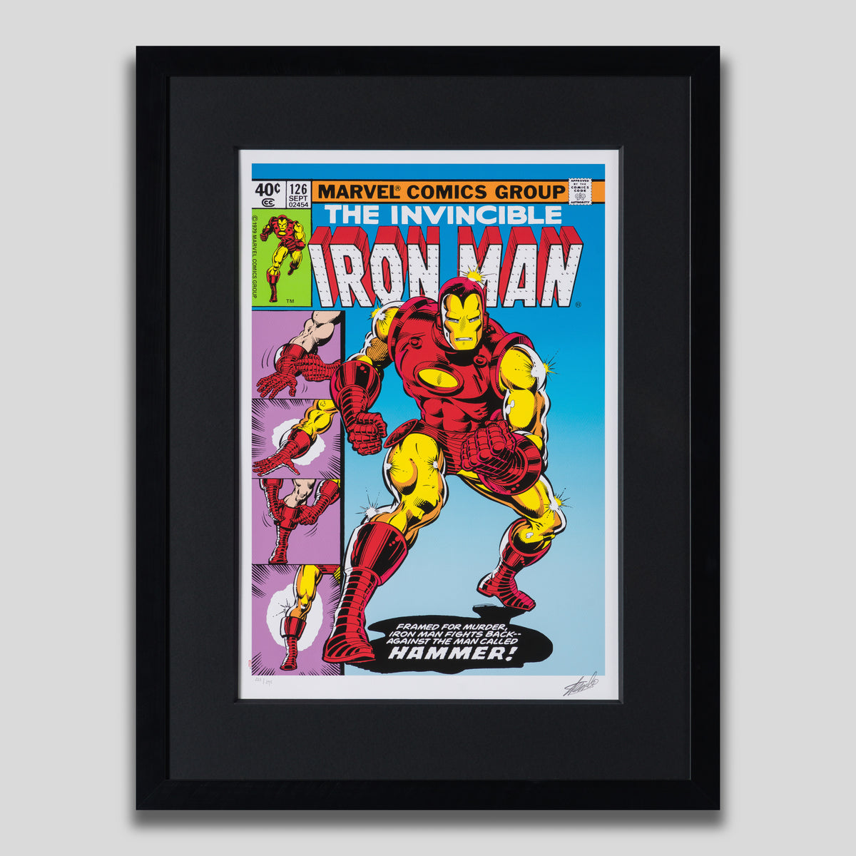 The Invincible Iron Man #126 - Iron Man Fights Back - Giclee on Paper Edition