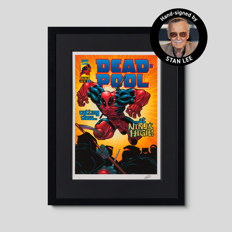 Deadpool #2 - Cutting Class at Ninja High! | Giclée on Paper | Hand-signed by Stan Lee