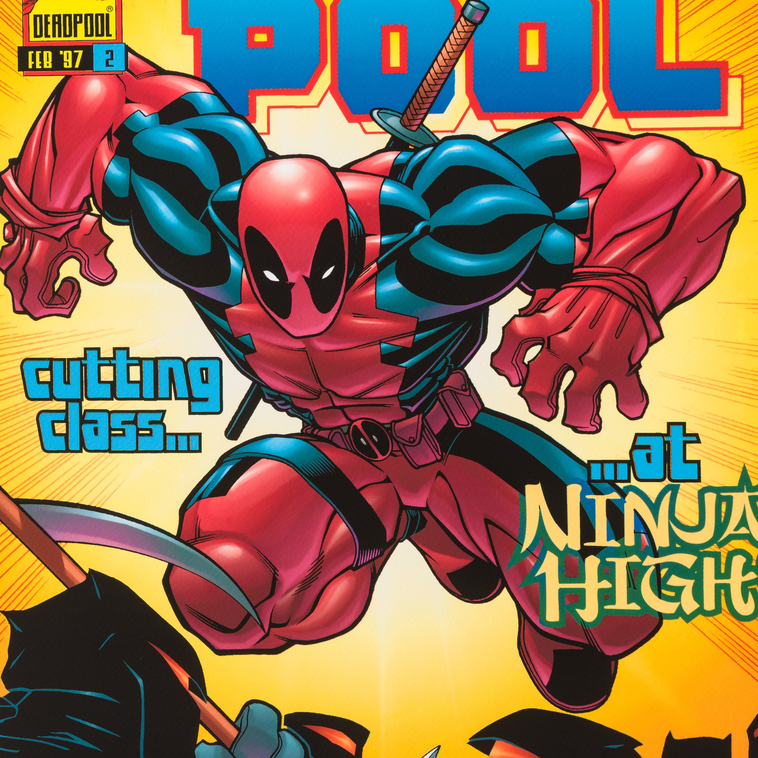 Deadpool #2 - Cutting Class at Ninja High! - Giclée on Paper