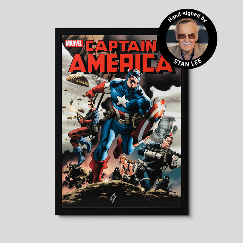 Captain America | Hand-signed by Stan Lee