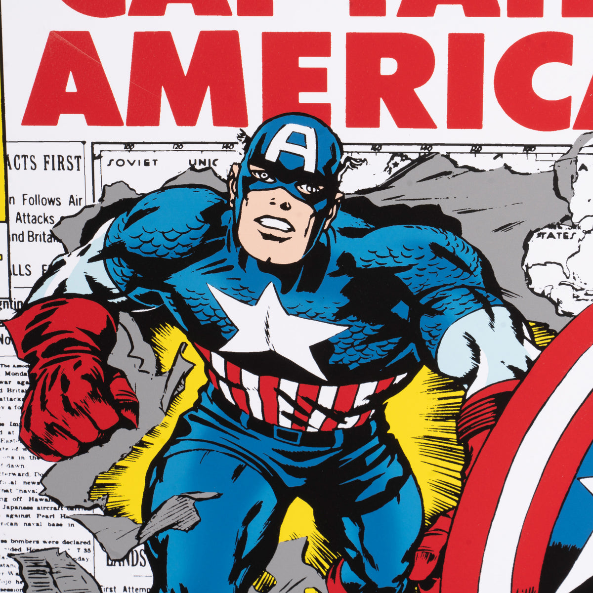 Captain America # 109 - The Origin of Captain America! | Giclée on paper |  | Hand-signed by Stan Lee