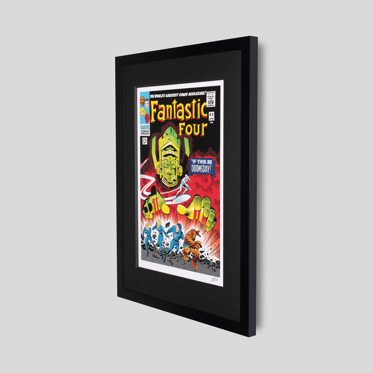 Fantastic Four #49 - If This Be Doomsday! | Giclée on paper | Hand-signed by Stan Lee