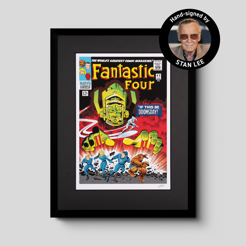 Fantastic Four #49 - If This Be Doomsday! | Giclée on paper | Hand-signed by Stan Lee
