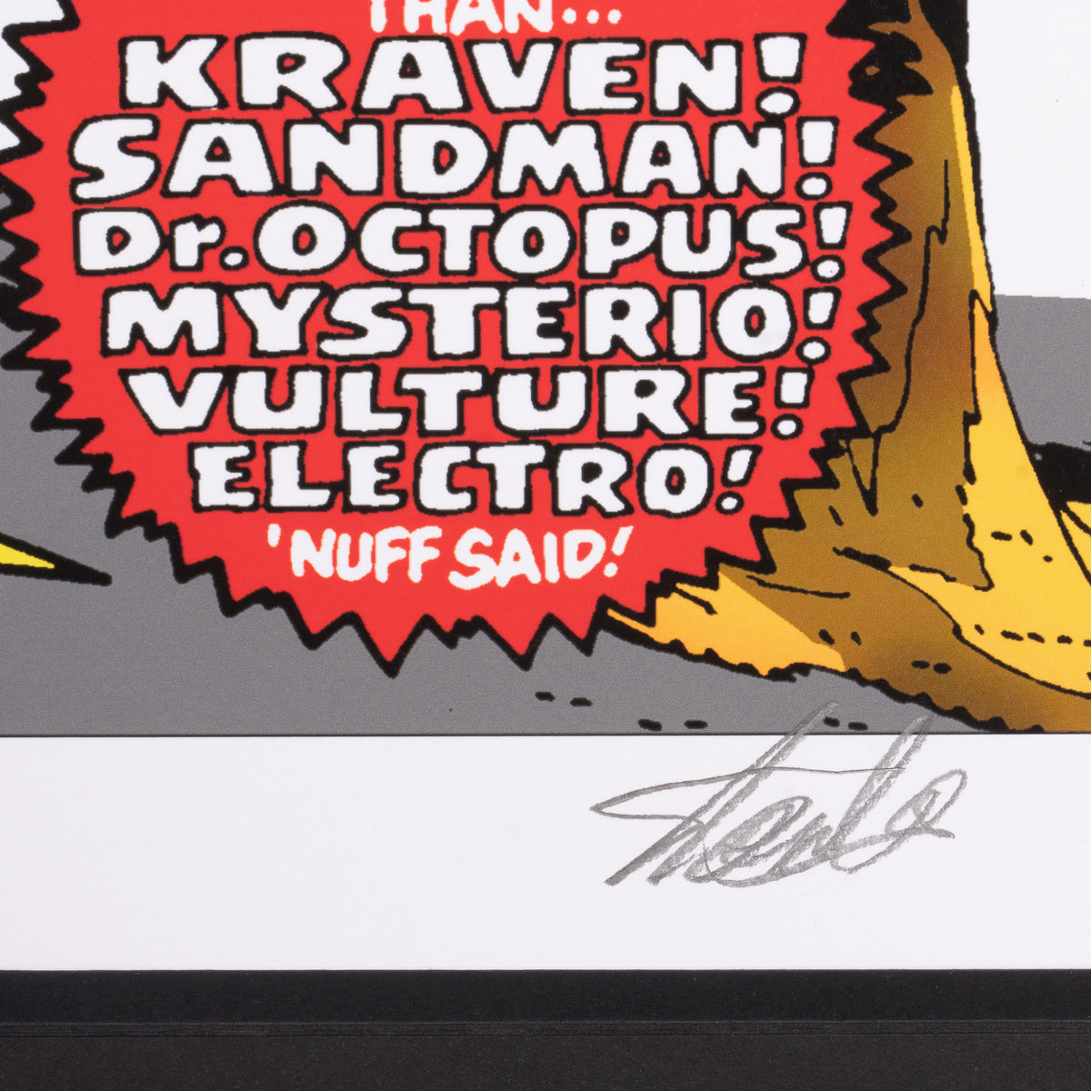 The Amazing Spider-Man #6 - King Size Special! | Giclée on paper | Hand-signed by Stan Lee