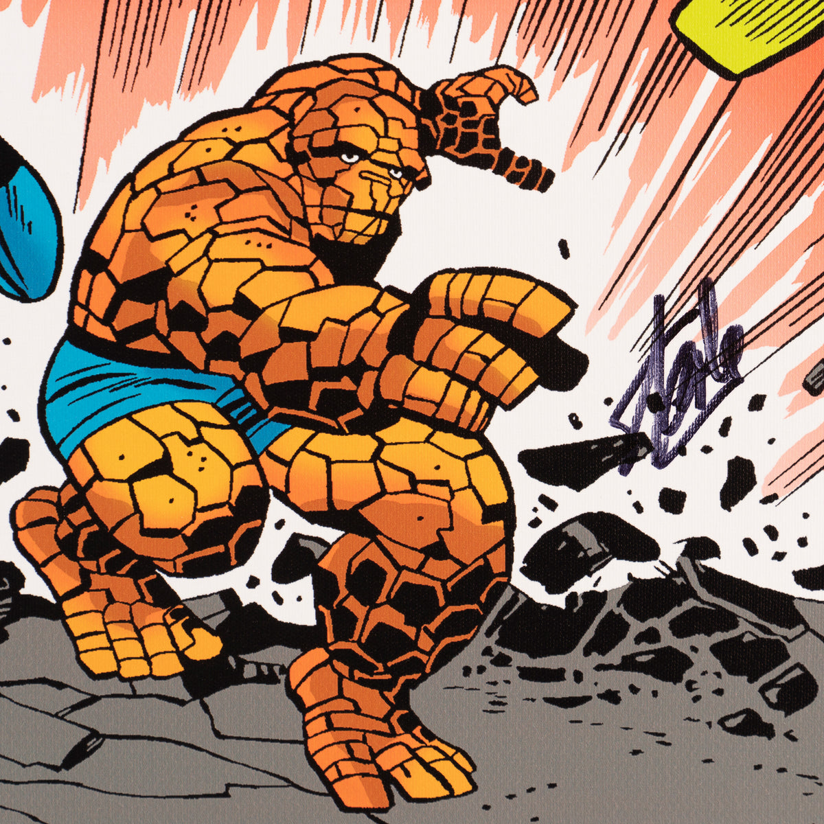 Fantastic Four #49 - If This Be Doomsday! | Boxed Canvas  | Hand-signed by Stan Lee