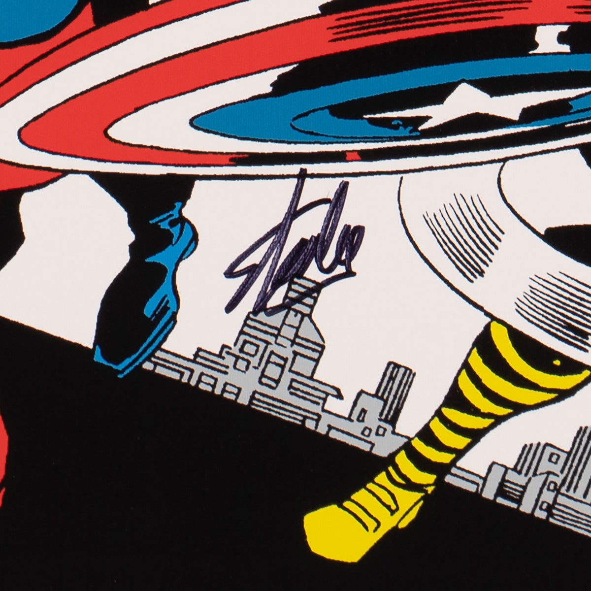 The Avengers #4 - Captain America Lives Again! | Boxed Canvas | Hand-signed by Stan Lee