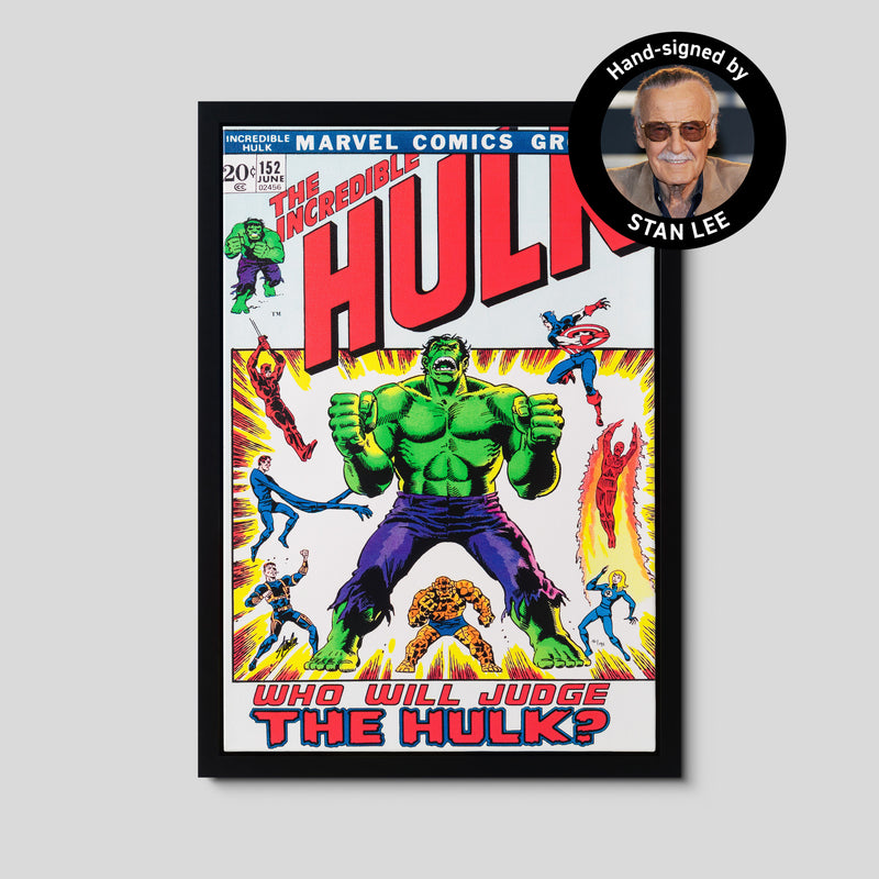 The Incredible Hulk #152 - Who Will Judge The Hulk? | Boxed Canvas | Hand-signed by Stan Lee