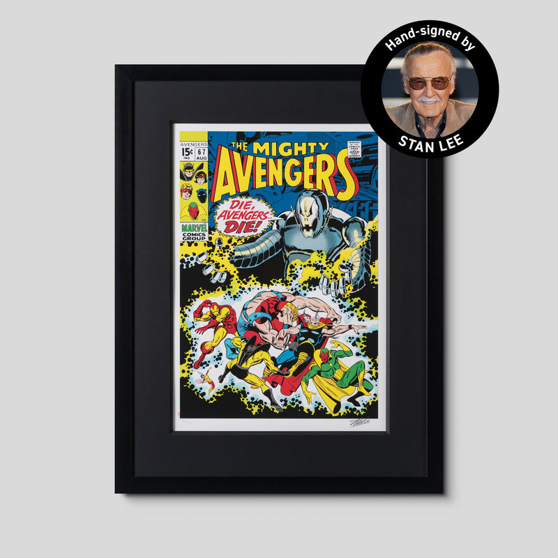 The Mighty Avengers #67 - Die, Avengers Die! | Giclee on Paper | Hand-signed by Stan Lee