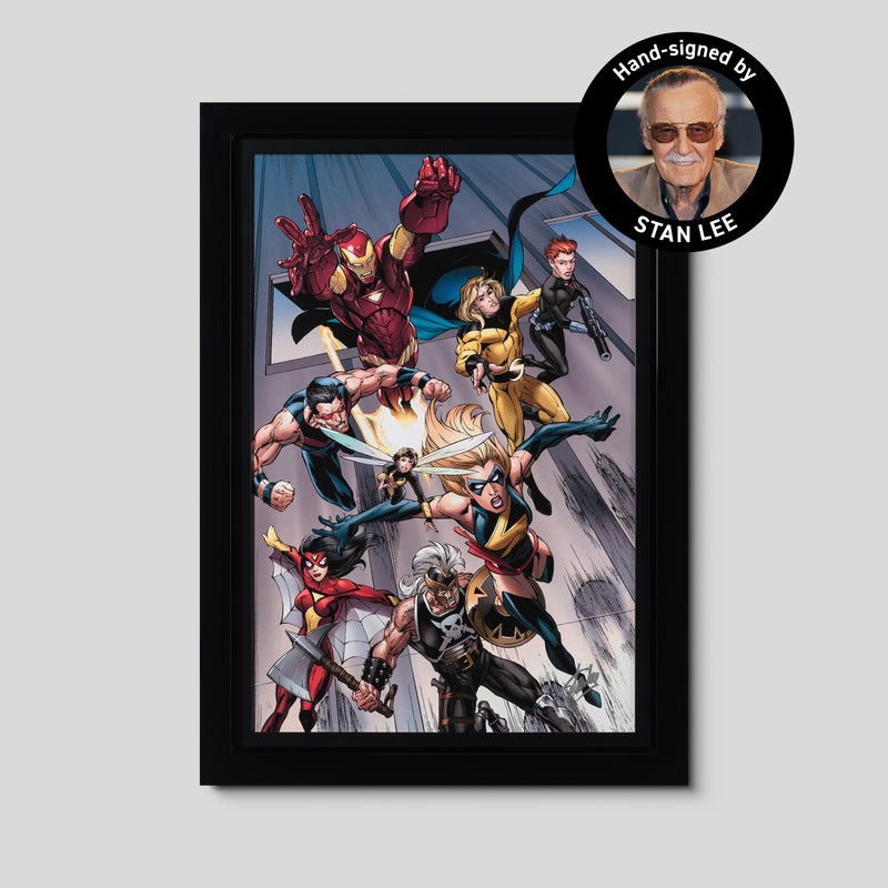 The Mighty Avengers #7 | Deluxe Edition | Hand-signed by Stan Lee