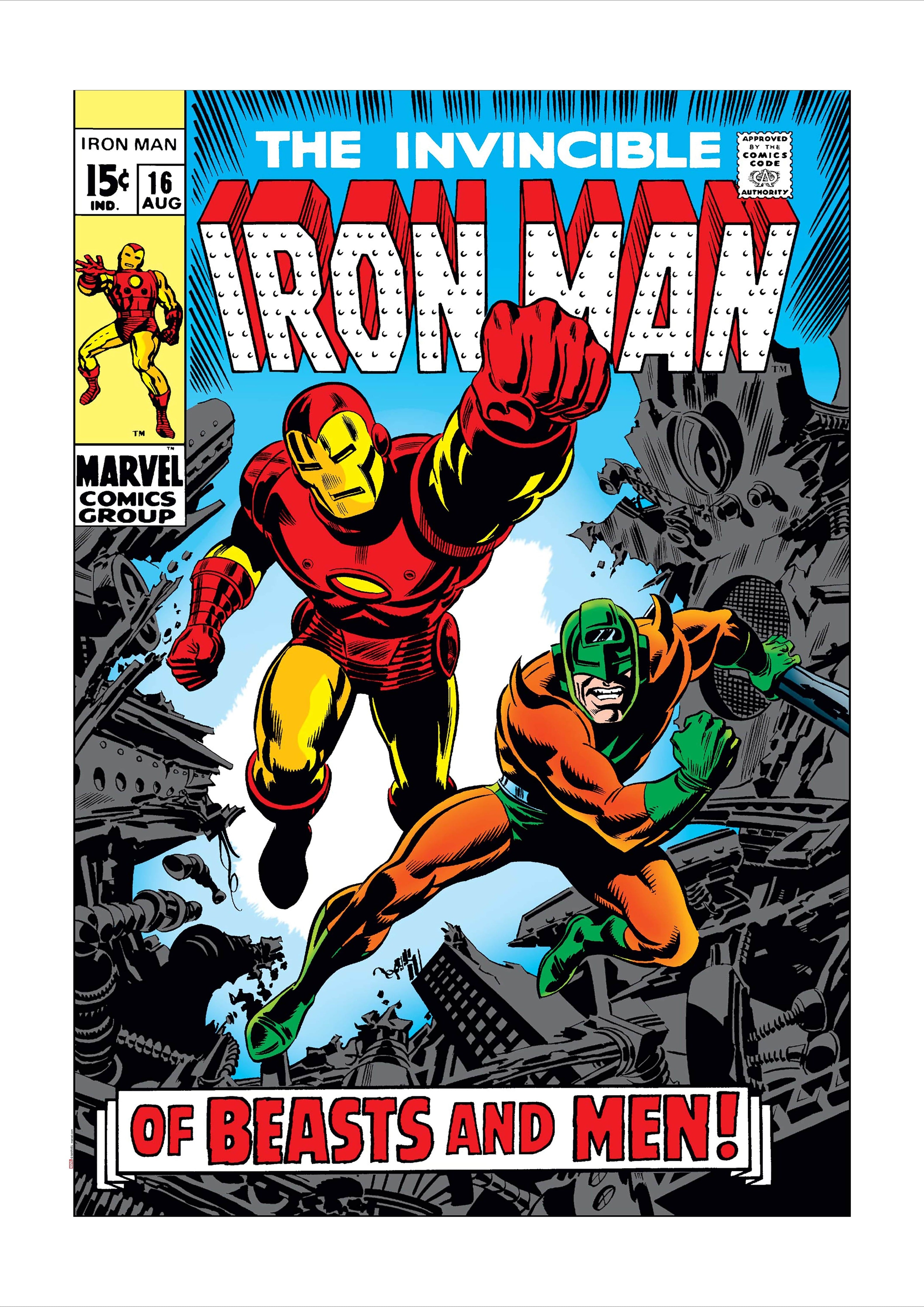 Iron Man Vol 1 # 16 - Of Beasts And Men!