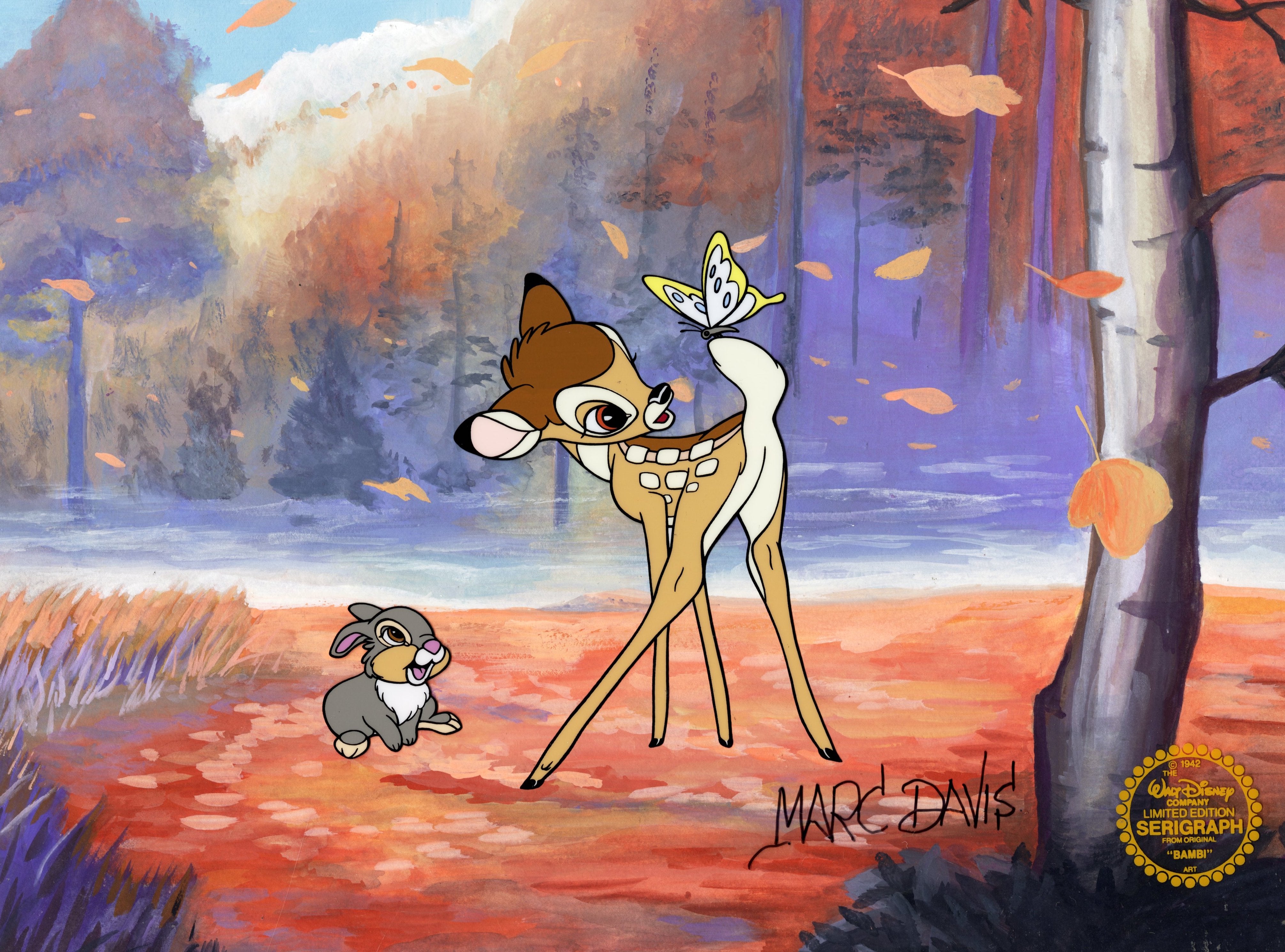 Bambi sericel M Davis BDS 001 26 x 35 cm s (Bambi x 23) 