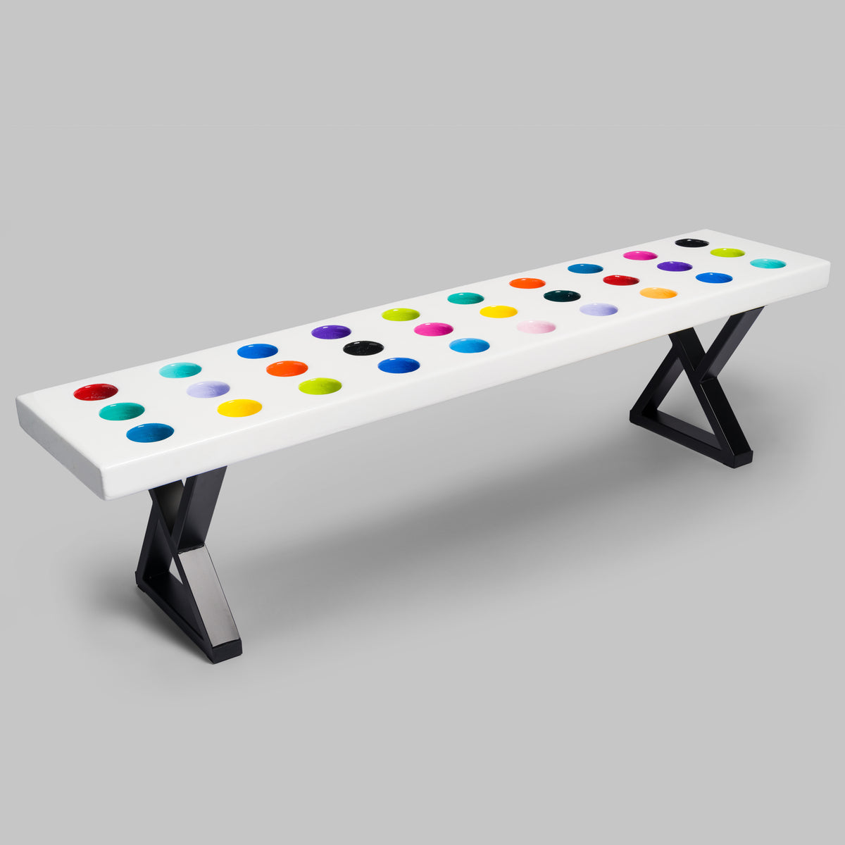 BBH ORI POR 29798 1DARKER Modern Simplicity Bench White 