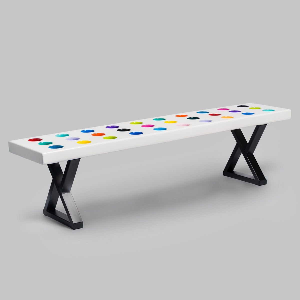 BBH ORI POR 29798 4DARKER Modern Simplicity Bench White 