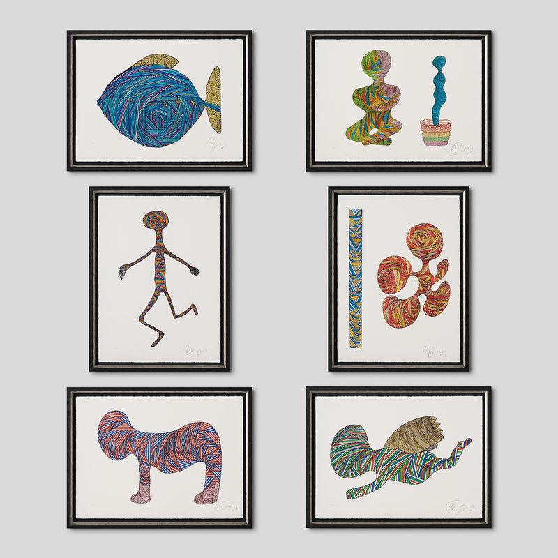 BCN Framed Set of Six 