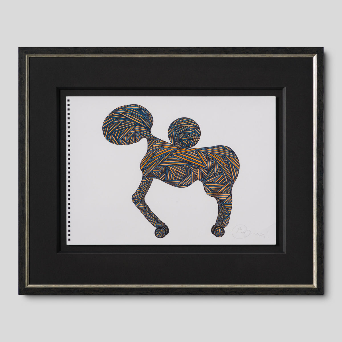 BCN ORI POR 26401 Horse of a Different Colour   Blue & Orange 1 