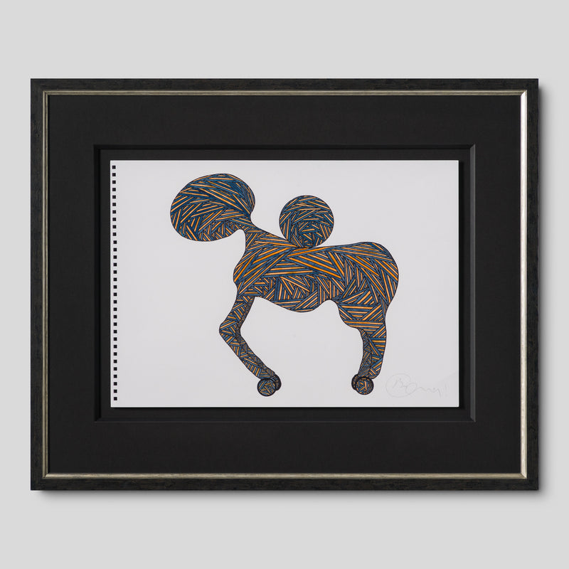 BCN ORI POR 26401 Horse of a Different Colour   Blue & Orange 1 