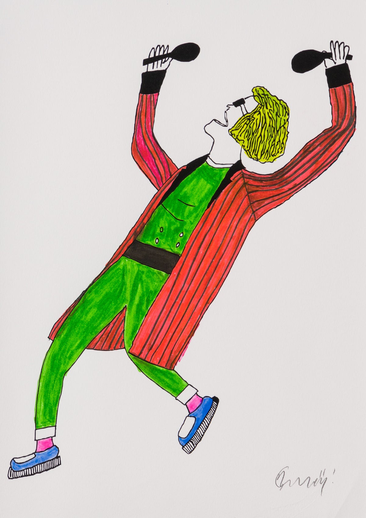 BCN ORI POR 30738 Windswept   Interesting (Red Striped Jacket) 31 