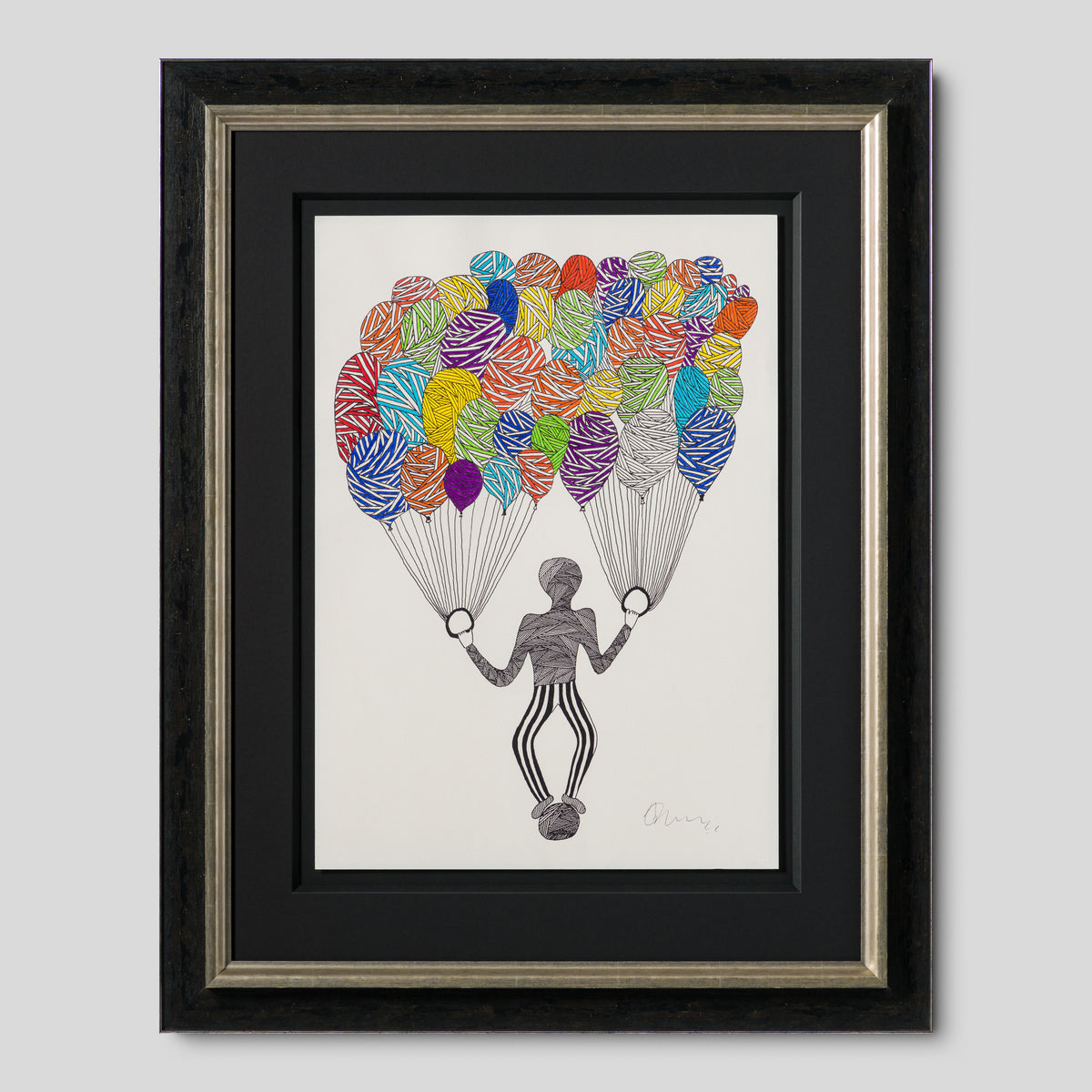 BCN ORI POR 33340 Free Flight with One White Balloon 1 