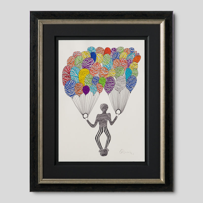 BCN ORI POR 33340 Free Flight with One White Balloon 1 