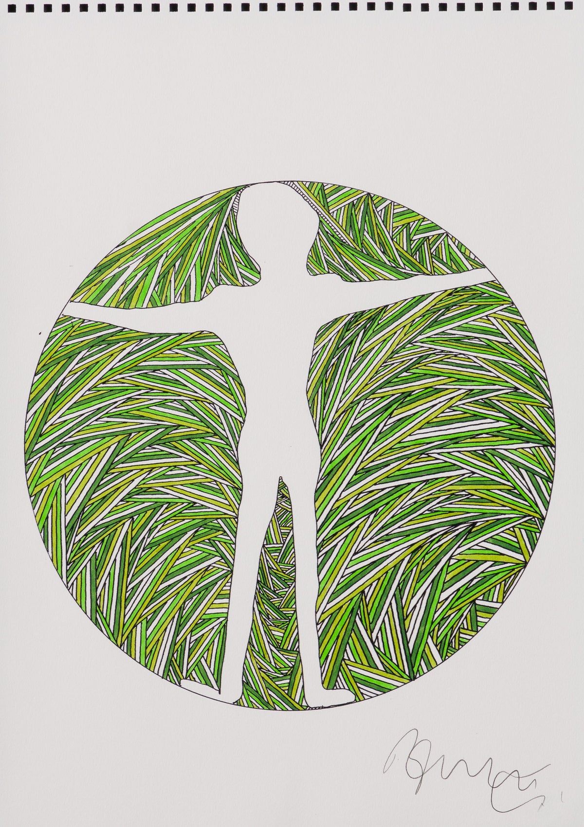 BCN ORI POR 33347 Man In The Long Grass (Green) 31 
