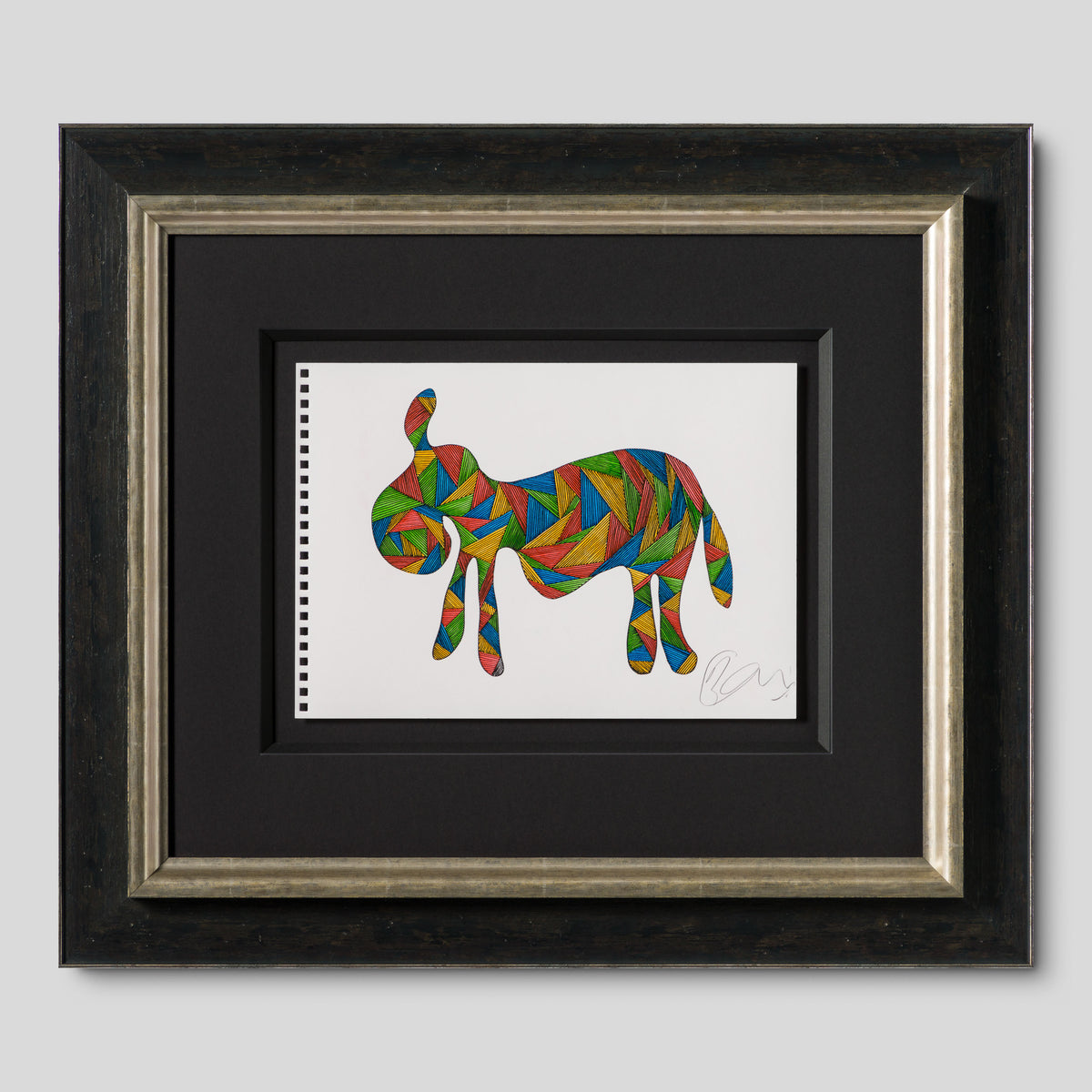 BCN ORI POR 33509 Drunk Donkey (Coloured Triangles) 1 