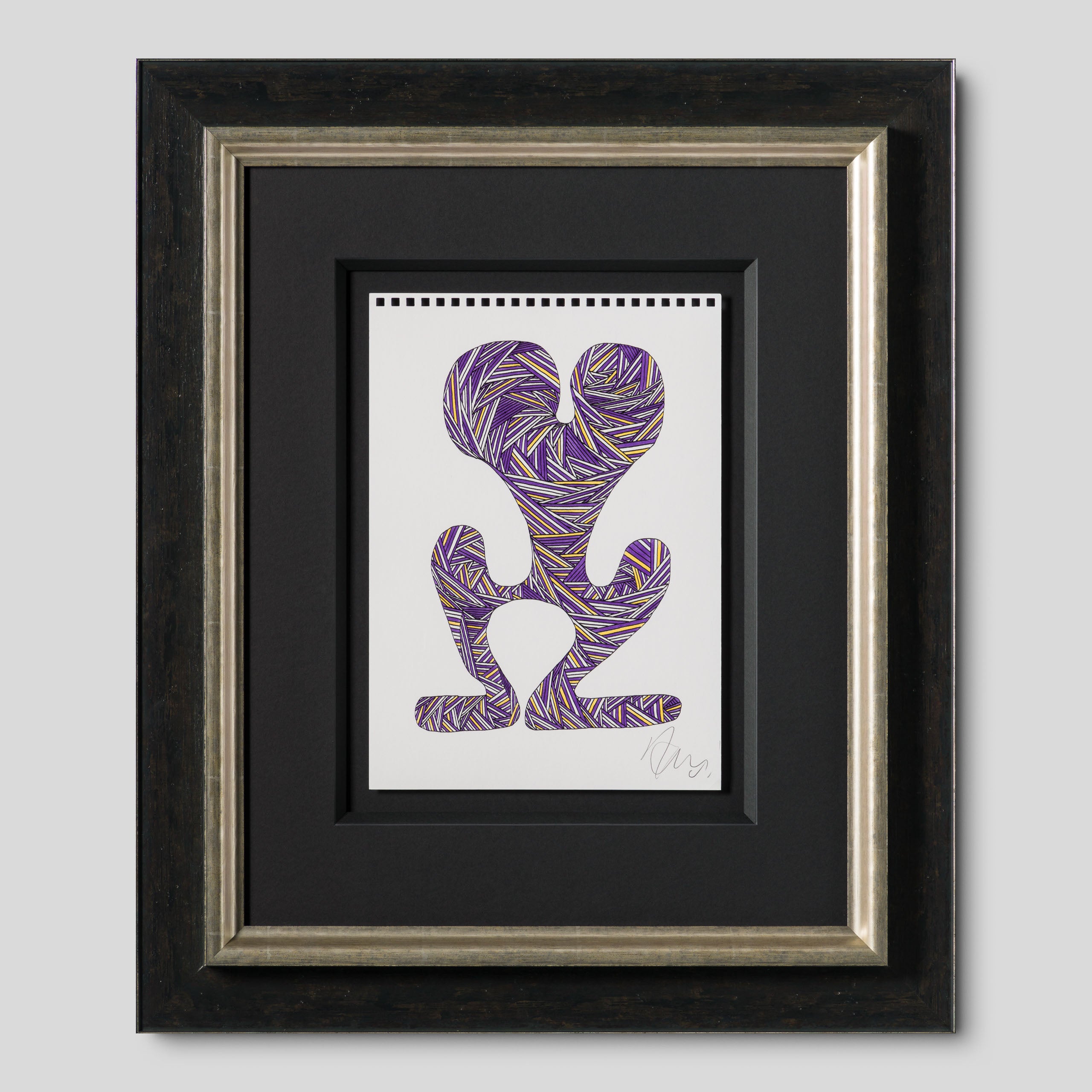 BCN ORI POR 33510 Extinct Scottish Amphibian (Purple & Yellow) 1 