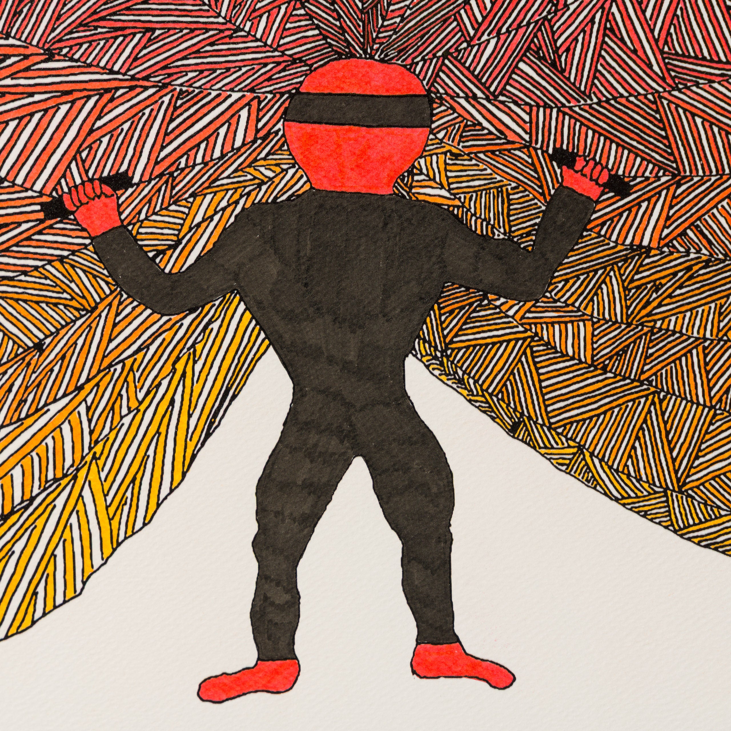 BCN ORI POR 36415 Glaswegian Icarus (Red & Orange) 4 