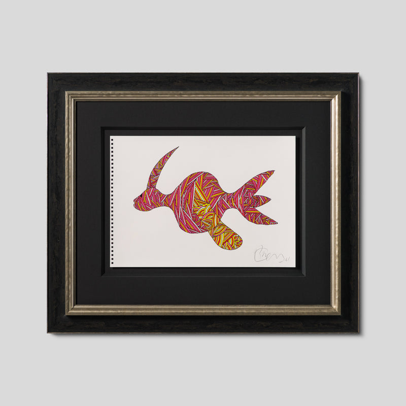 BCN ORI POR 36416 Gozunder Fish (Pink & Yellow) 1 