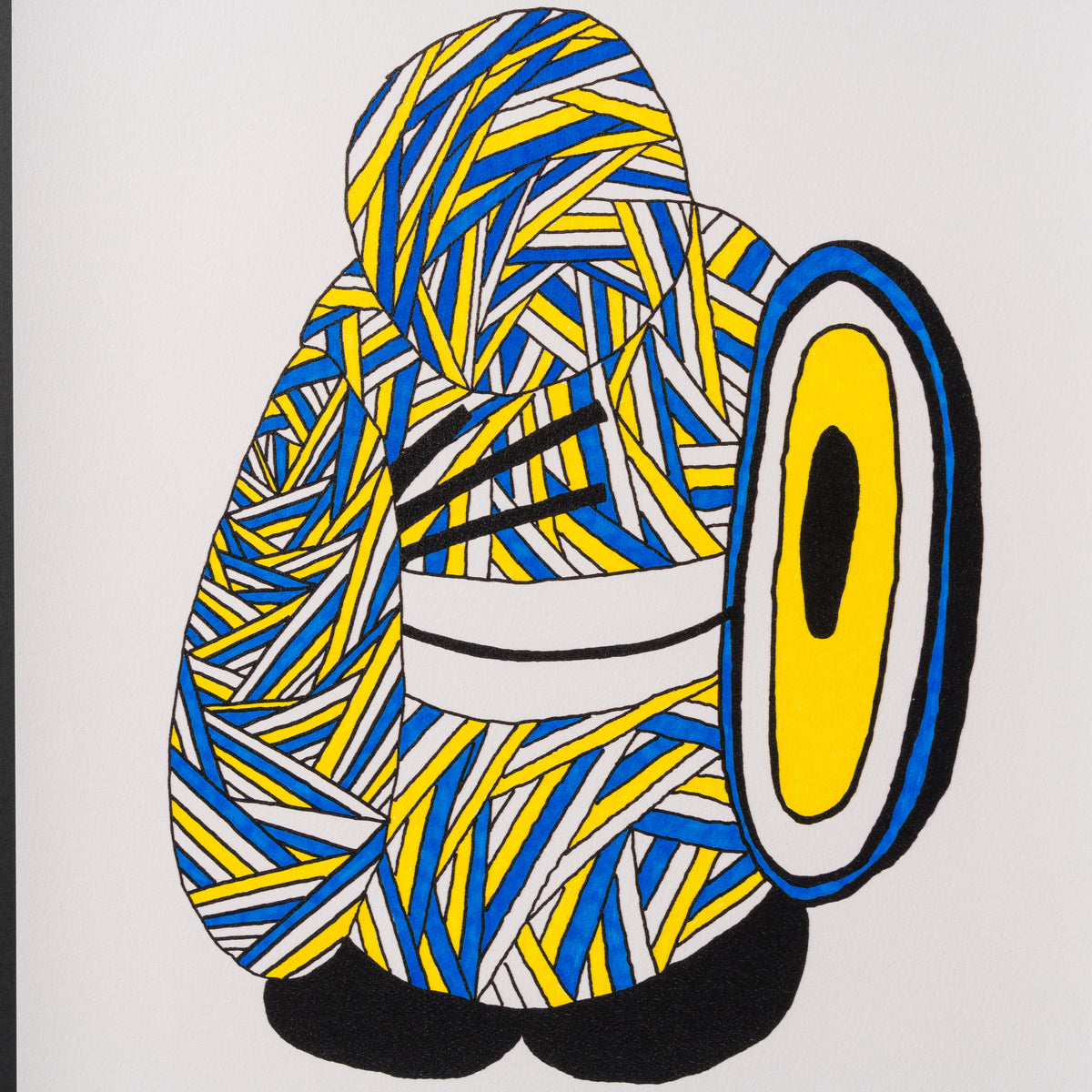 BCN ORI POR 36424 Rebel Without A Sword (Yellow & Blue) 4 