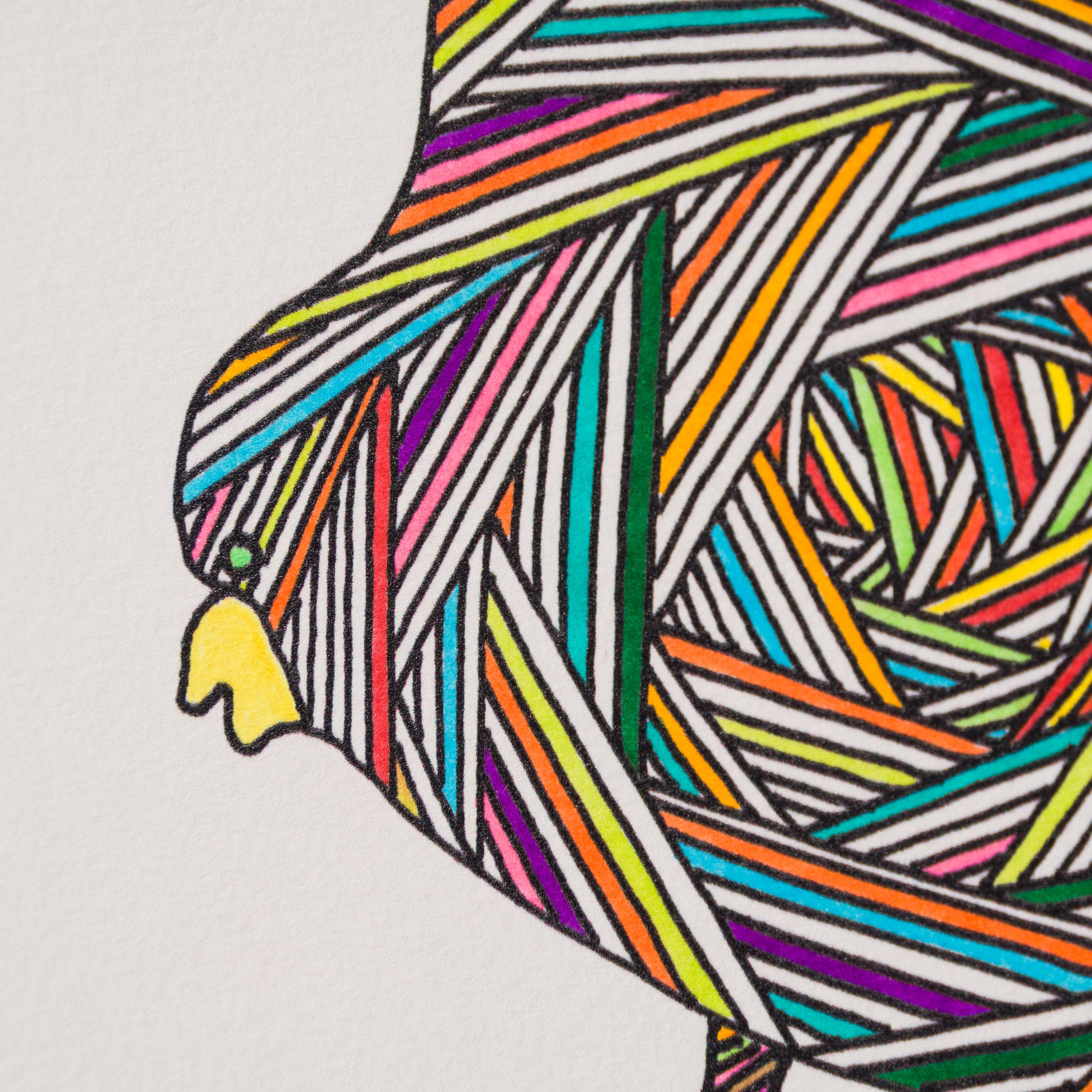 BCN ORI POR 36430 Wading Bird with Rainbow Legs 4 