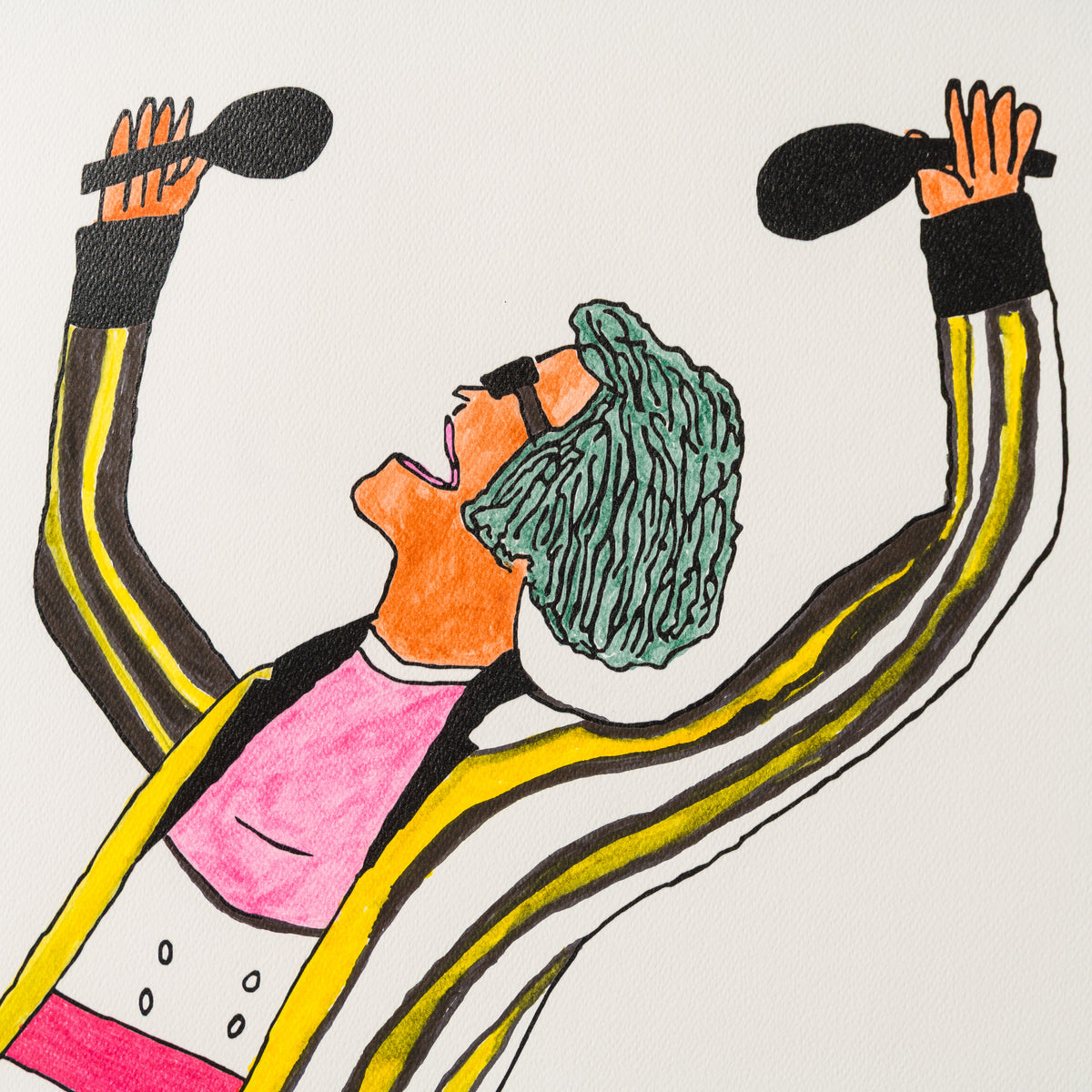 BCN ORI POR 36433 Windswept & Interesting (Black & Yellow Stripes) 4 