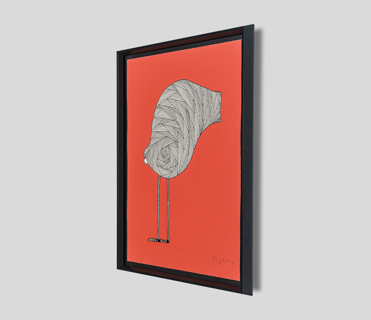 BCN SIL POR 25361 2 Wading Bird 