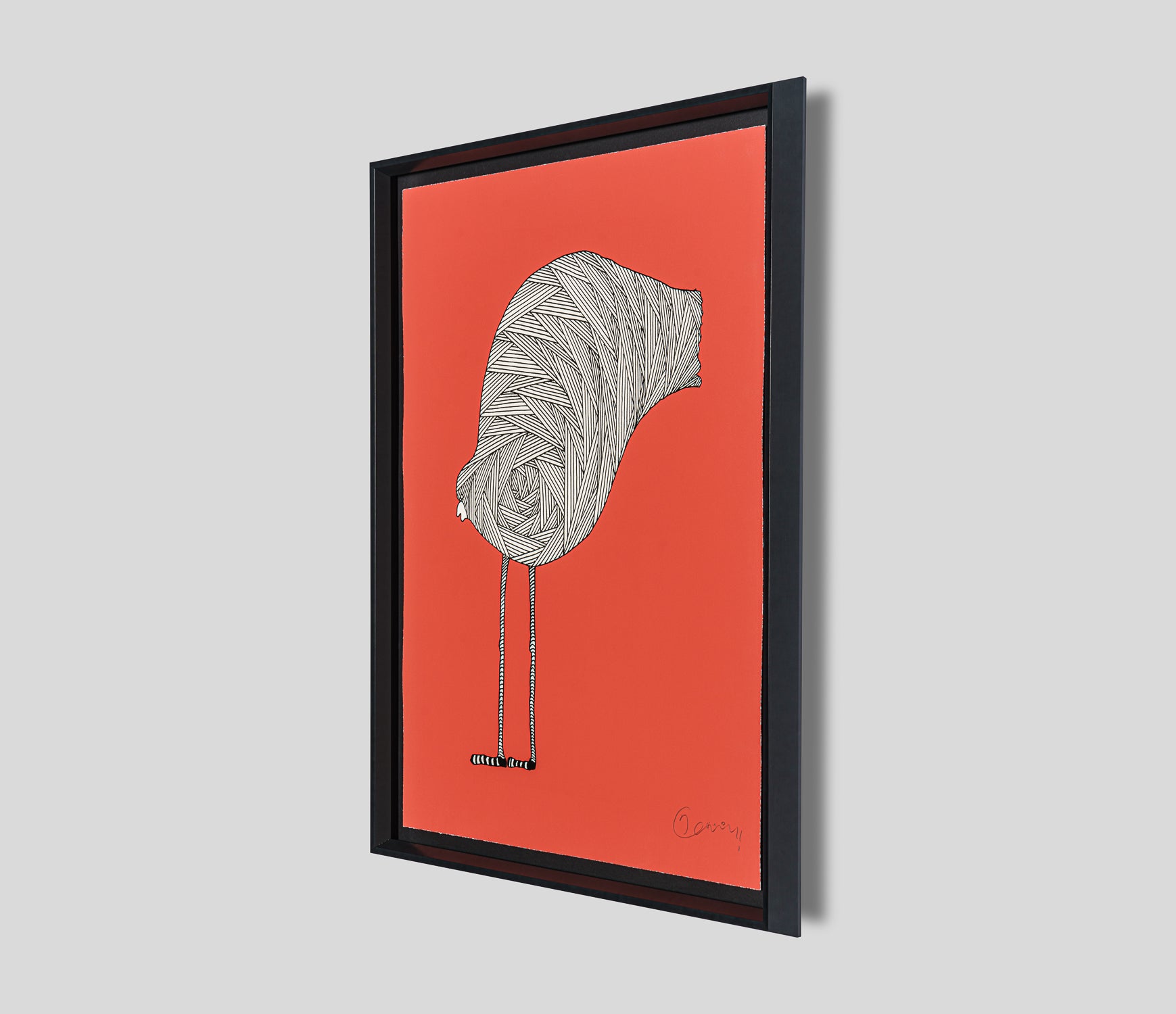 BCN SIL POR 25361 2 Wading Bird 