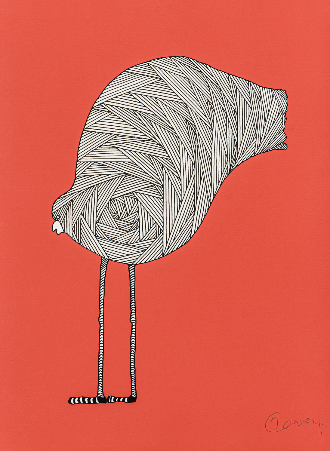 BCN SIL POR 25361 3 Wading Bird 