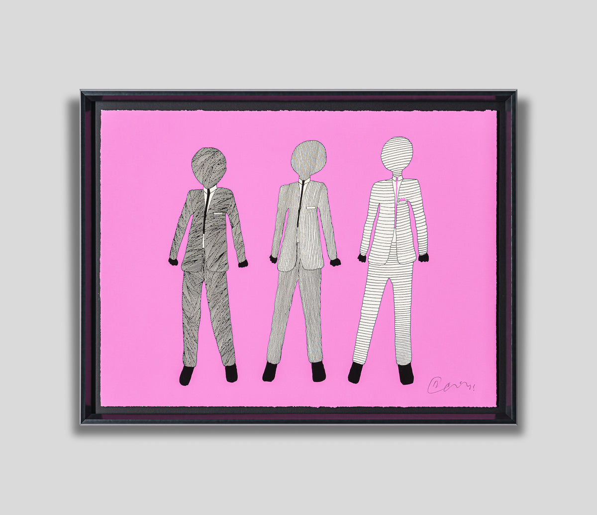 BCN SIL POR 25364 1 Pink Tie   Hanky 