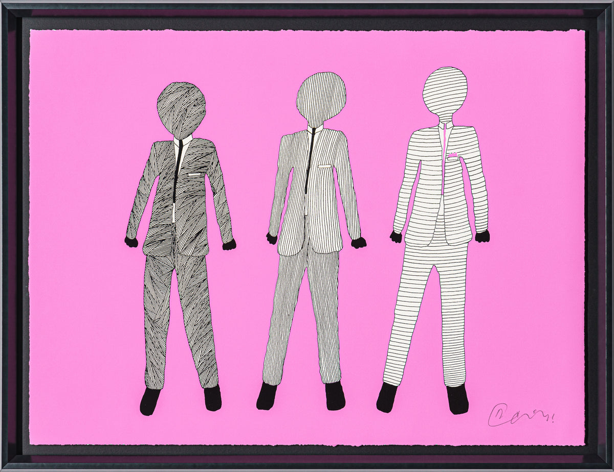 BCN SIL POR 25364 4 Pink Tie   Hanky 