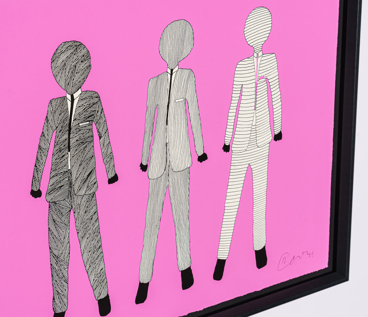 BCN SIL POR 25364 7 Pink Tie   Hanky 