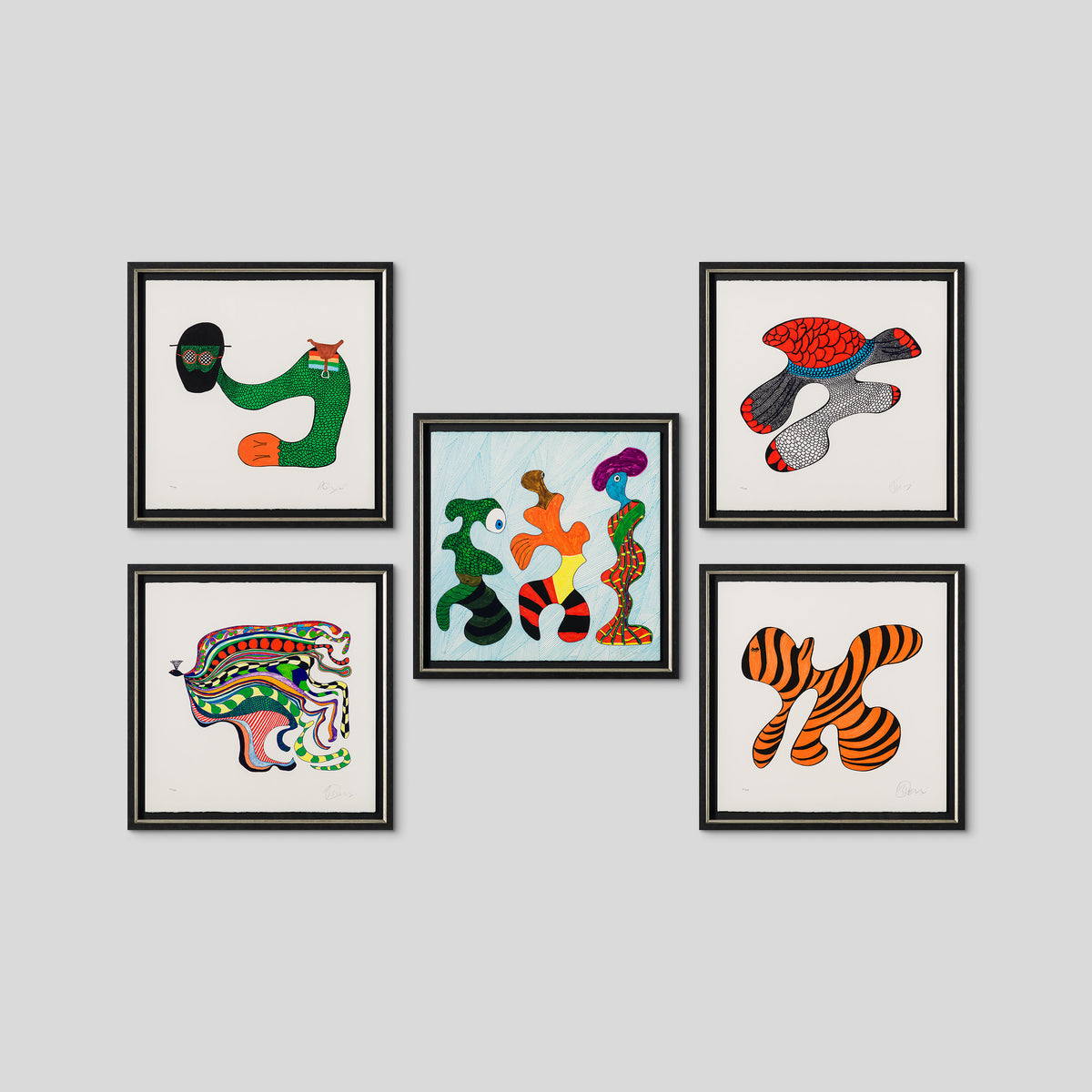 BCN Unframed set of five Standard edition 